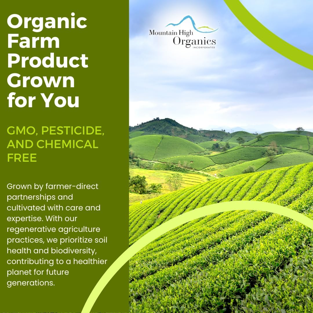 Mountain High Organics Inc. Certified Organic Rolled Oats 6G Bucket (23LBS), Tan image number 1