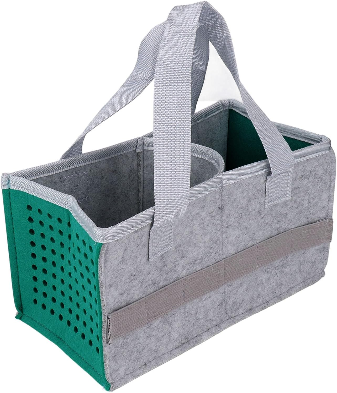 Jiawu Toniebox Felt Carrying Box/Cover with 6 Straps, Thick Felt Material to Prevent Scratches, Foldable and Portable, Suitable for Music Enthusiasts, 1 Carrying Box/Cover Included (Lake Blue) image number 4