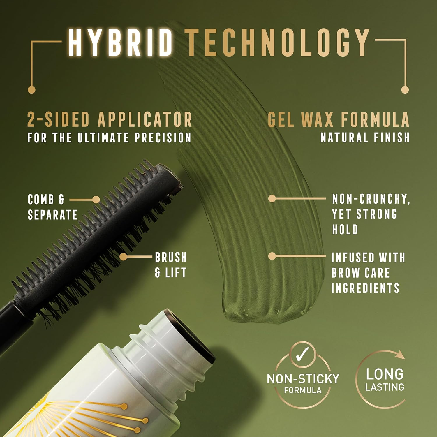 Max Factor Masterpiece Divine Brow Lamination Gel, 003, Medium, Eye Lift Effect, Hybrid Technology, Salon-Like Lamination Results, 8Ml image number 1