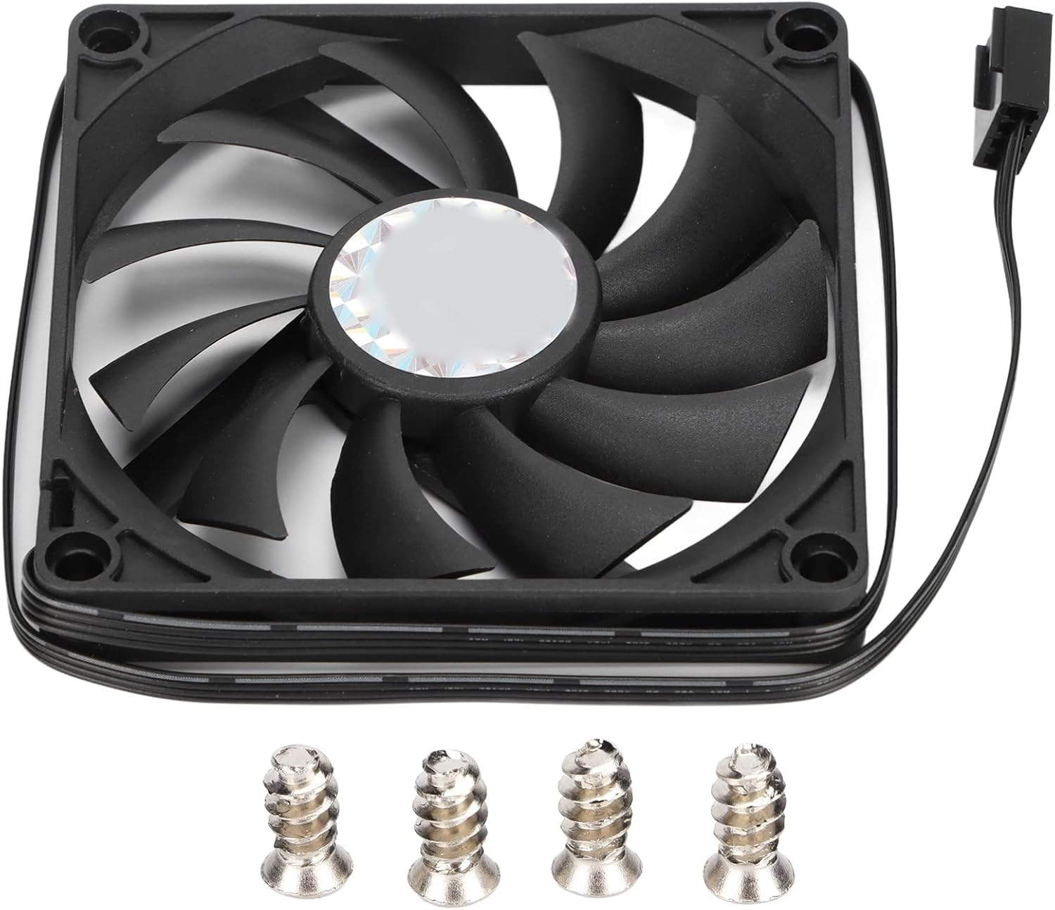 TOPINCN Quick Heat Dissipation PWM Cooling Fan Ultra Thin Chassis Fan for Computer Cases 80 X 80Mm Abssize image number 3