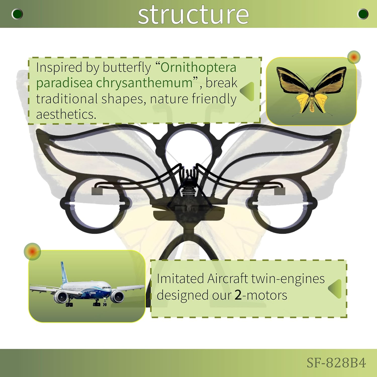 FUTURESUN Elegant Heat Powered Eco Stove Fan with Powerful Twin 4-Blades & Dual Motors Eco Self-Powered & Silent Operation for Fireplace/Bbq/Wood/Pellet/Log Burners &ndash; No Batteries/Electricity Required image number 2