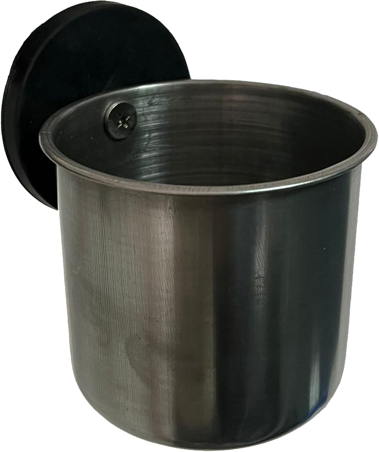 Magnetic Cup Holder, Stainless Steel Magnetic Cup Caddy, Magnetic Drink Holder for Bottles, Glasses, and Cans - Fits on Fridge, Lawnmower, Forklift, Cart, Treadmill,Or School Bus