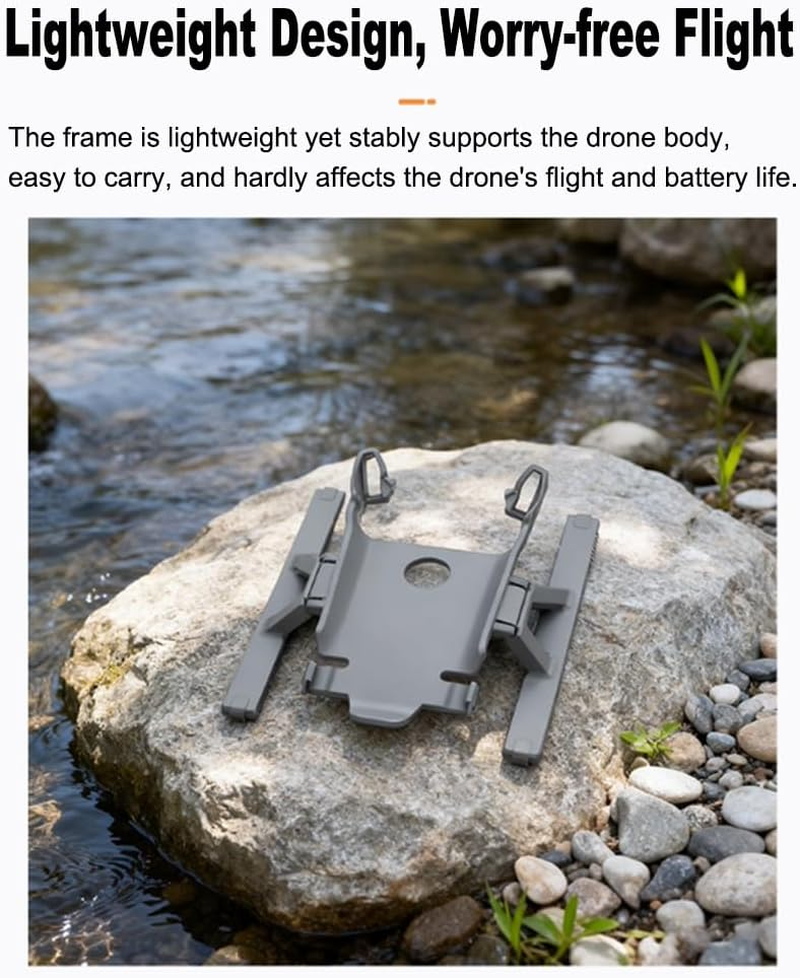 Cochanvie Foldable Landing Gear for DJI Mini 5 Pro, Height Increase Tripod Extend Leg Protection Bracket for DJI Mini 5 Pro Drone Protector Accessories image number 6