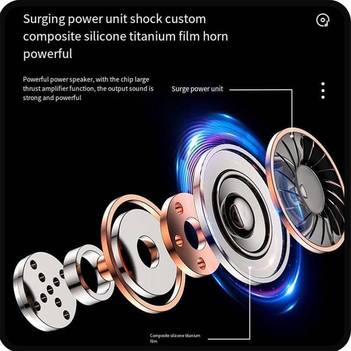 Awaze Earbuds, Awaze Labs X15 Pro Earbuds, Awaze Labs Earbuds, Ipx5 Waterproof Bt 5.4 Ear-Mounted, Awaze Sound Labs, Awaze Noise Canceling Sports Bluetooth Out-Of-Ear Earphones (Black) image number 4