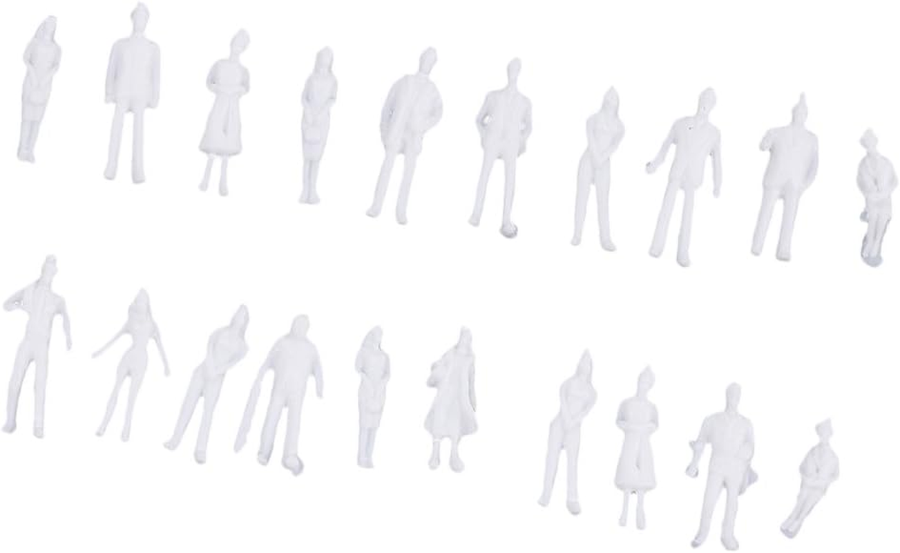 Simhoa Lots 20 1/100 Scale Unpainted Model People Architecture Figure Figurine image number 6
