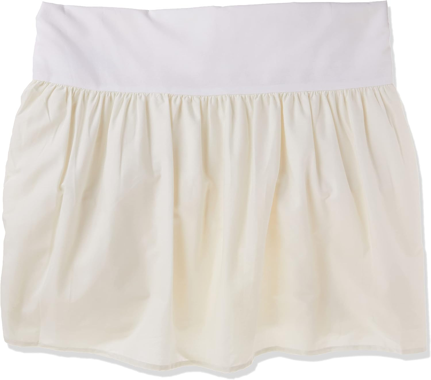 American Baby Company 100% Natural Cotton Percale Ruffled Crib Skirt, Ecru, Soft Breathable, for Boys and Girls image number 6