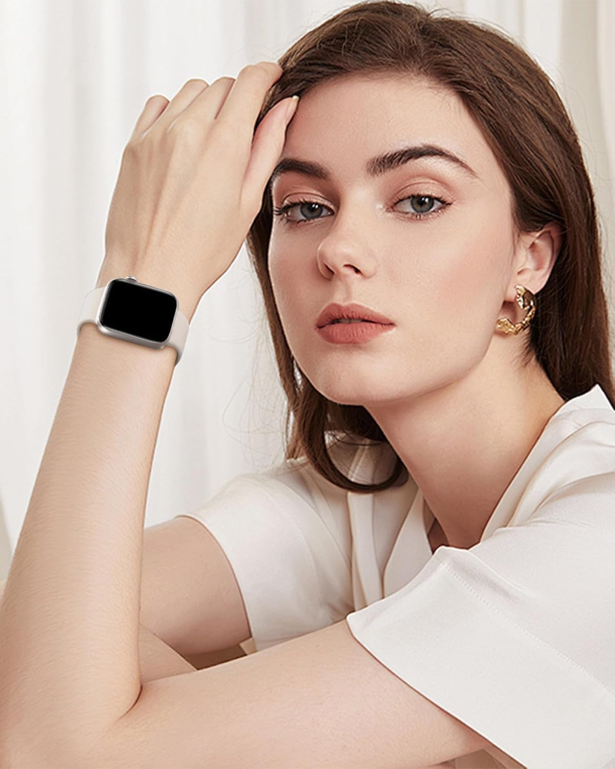 Sport Bands Compatible with Apple Watch Series 10, Ultra 1/2, SE, 9 8 7 6 5 4 3 2 1, Iwatch for Apple Watch Band for Women Men 38Mm 40Mm 41Mm 42Mm 44Mm 45Mm 46Mm 49Mm Soft Silicone Strap,Black