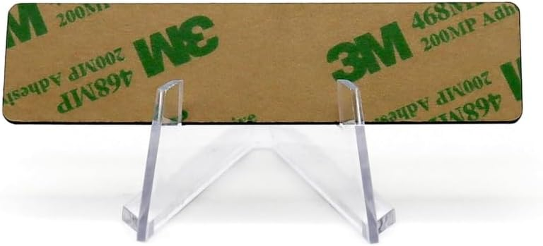 No Junk Mail Silver Acrylic Door Sign Engraved Plaque Letterbox Sign Self Adhesive Tape Waterproof image number 1
