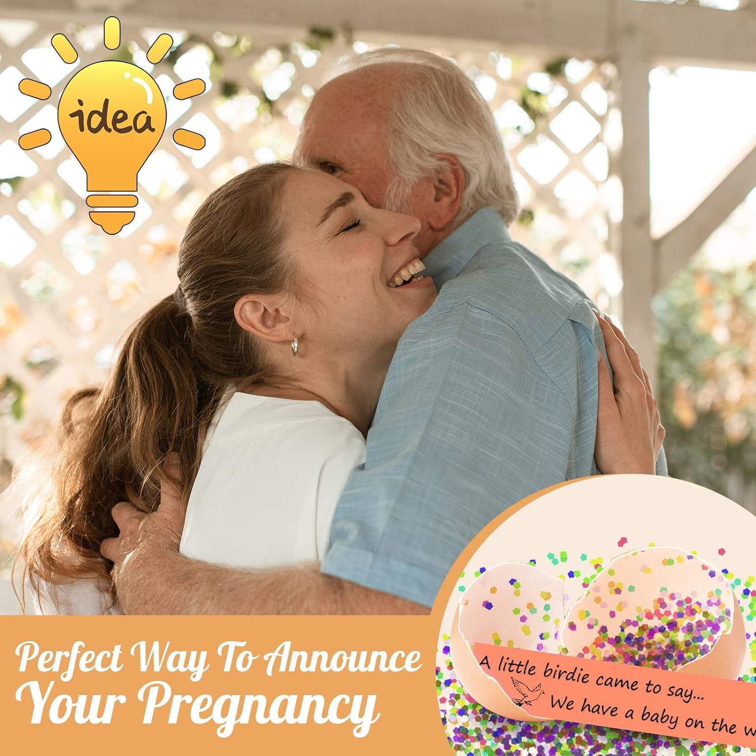 Egg Pregnancy Announcement, Pregnancy Reveal, Funny Baby Announcement Ideas, Surprise Eggs Perfect for Grandparents Future Dad, or Friends image number 2