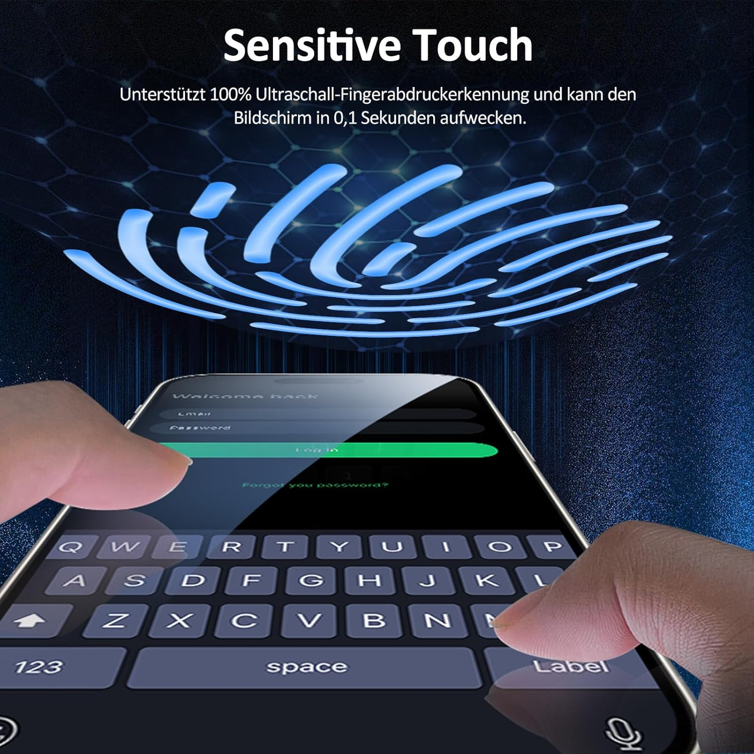 Pack of 2 Tempered Glass Screen Protectors for Google Pixel 7 Pro, 9H Hardness, Sensitive Touch, Bubble-Free, 0.33 Mm Scratch-Resistant Protective Glass, Compatible with Google 7 Pro, Ultra Resistant image number 4