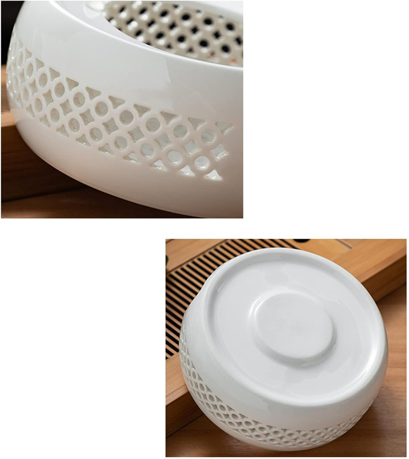 Erpmlyo Shiphose Ceramic Teapot Warmer Holder Base Tea Warmer Insulation Base Tea Coffee Water Warmer Candle Heating Base Holder Teaware image number 4