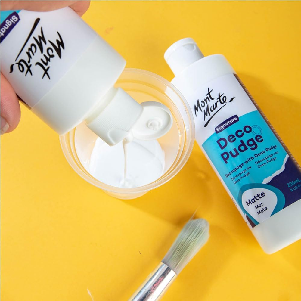 Mont Marte Signature Matte Deco Pudge Craft Varnish 236 Ml image number 2