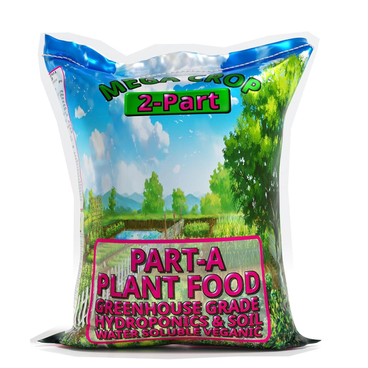 Mega Crop 2-Part a Hydroponic and Soil Base Nutrient for Plants with Organics NPK Compatible Jacks 5-12-26 image number 3