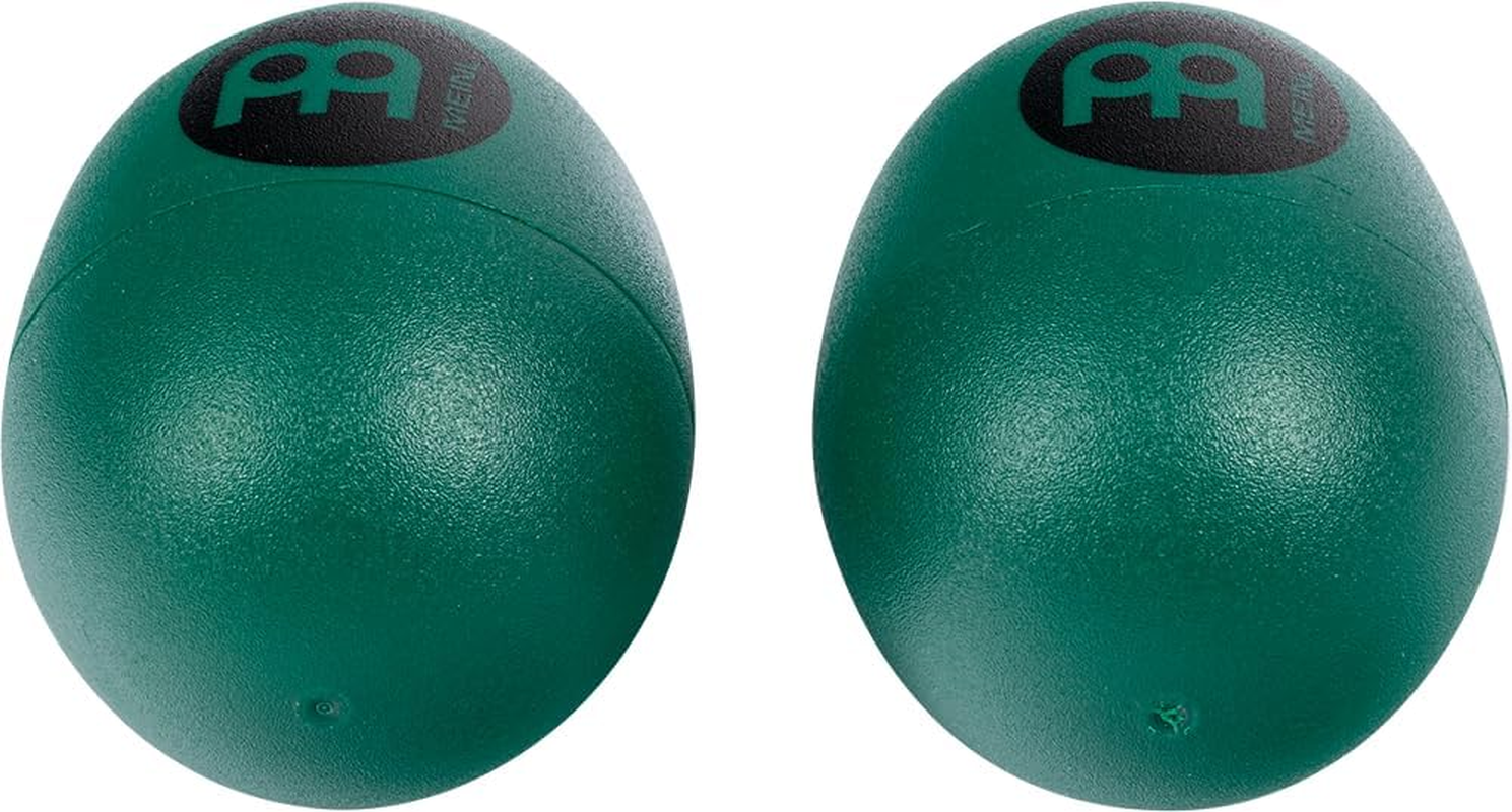 Meinl Percussion Egg Shaker Pair - Gift Idea - Crisp and Clear Sound - Musical Instrument - Plastic, Green (ES2-GREEN) image number 1