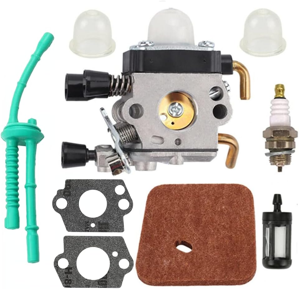 Carburetor Kit Carburetor for STIHL FS38 FS45 FS46 FS55 KM55 KM55R Air Fuel Filter Carb Gaskets image number 2
