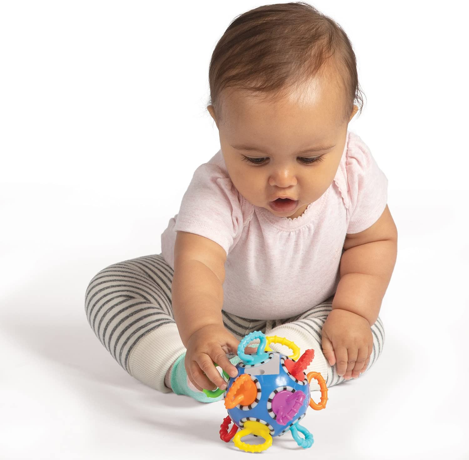 Manhattan Toy Click Clack Ball Developmental Baby Toy image number 1