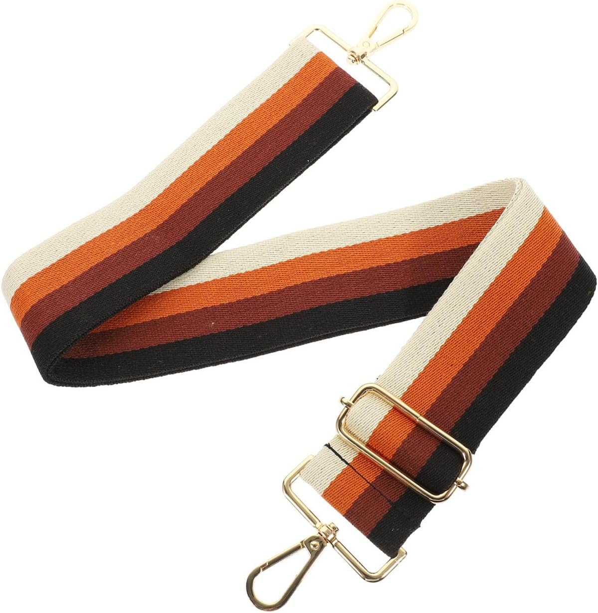 KONTONTY Wide Shoulder Bag Cotton Cloth Tote Adjustable Strap Replacement for Travel Bags for Women image number 1