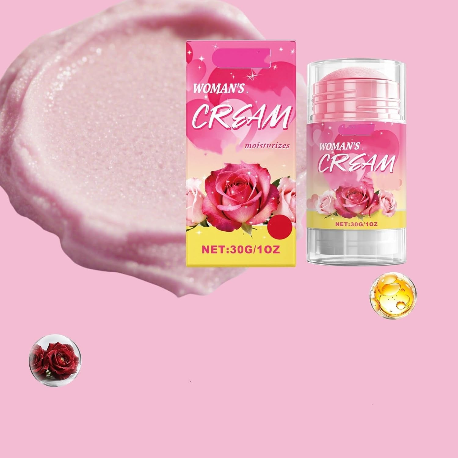 Woman'S Cream Multi Balm Stick, Moisturizing and Smooth for Face, Neck and Body,Absorbs Quickly without Greasiness, Lightweight,Ideal for Daily & Travel Use,Gentle for All Skin Type (1PCS) - 4Pcs image number 6