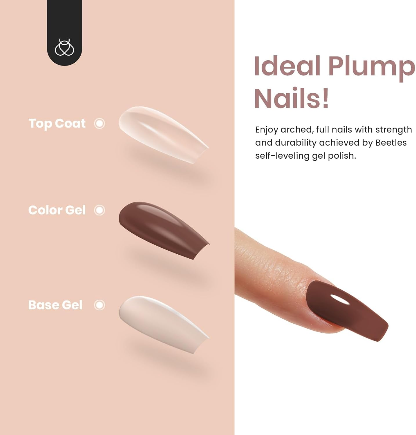 Beetles Gel Polish Gel Nail Polish Kit with Light Starter Kit Classic Elegance 6 Colors Glitter Nude Brownails Neutral Pink Gel Polish Soak off UV LED Nail Lamp Base Gel Top Coat DIY Home Manicure Women