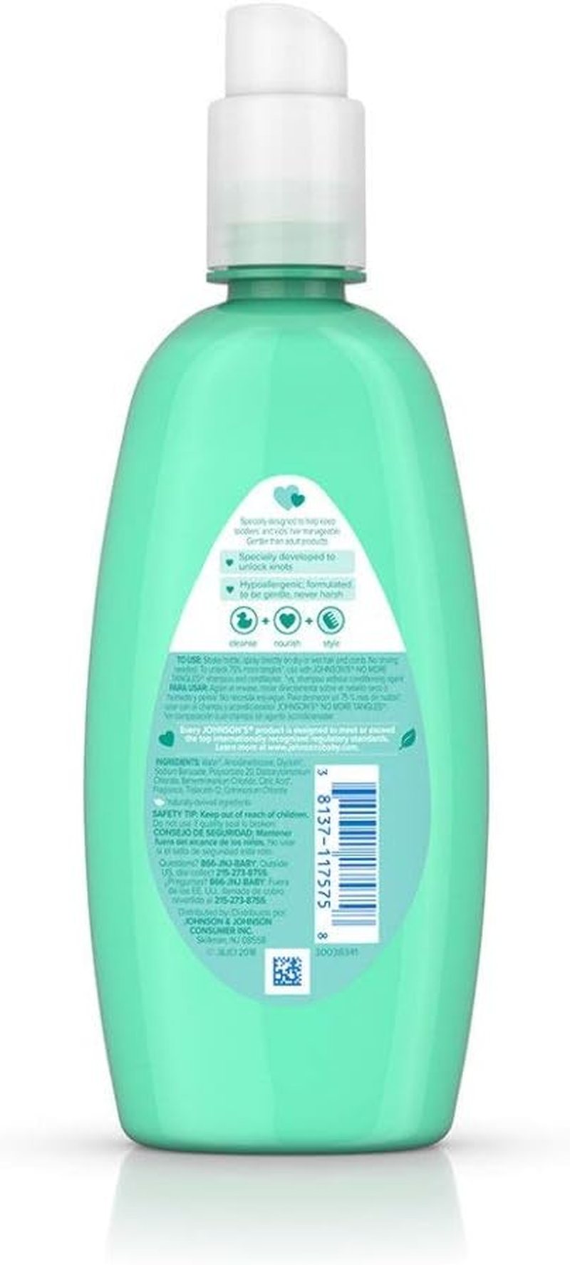 Johnson'S No More Tangles Spray Detangler,10-Ounce Spray Bottles (Pack of 6) image number 2