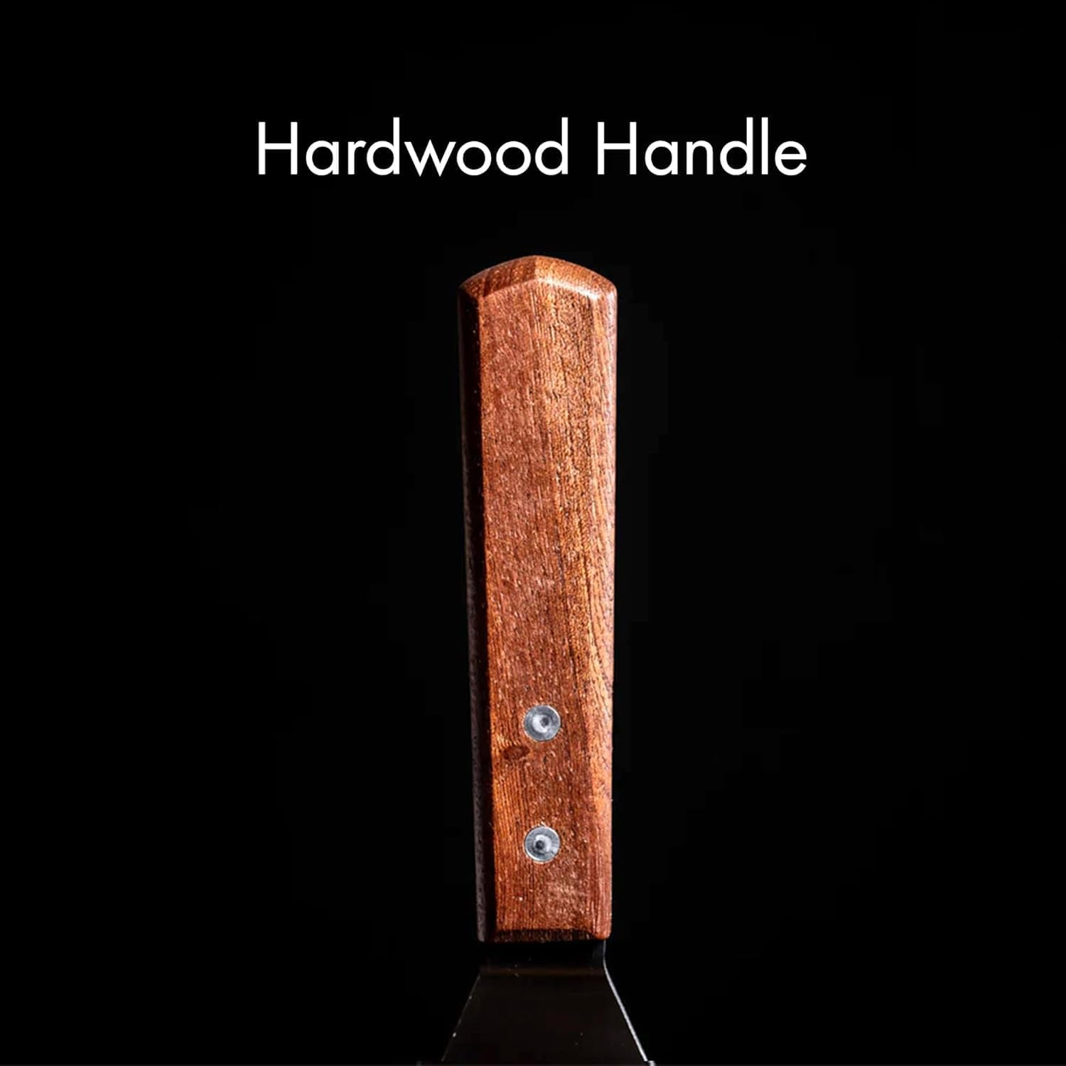 M&Auml;NNKITCHEN Professional Stainless Steel Spatula Perfect for Cast Iron Frying Pans and Flat Grills.