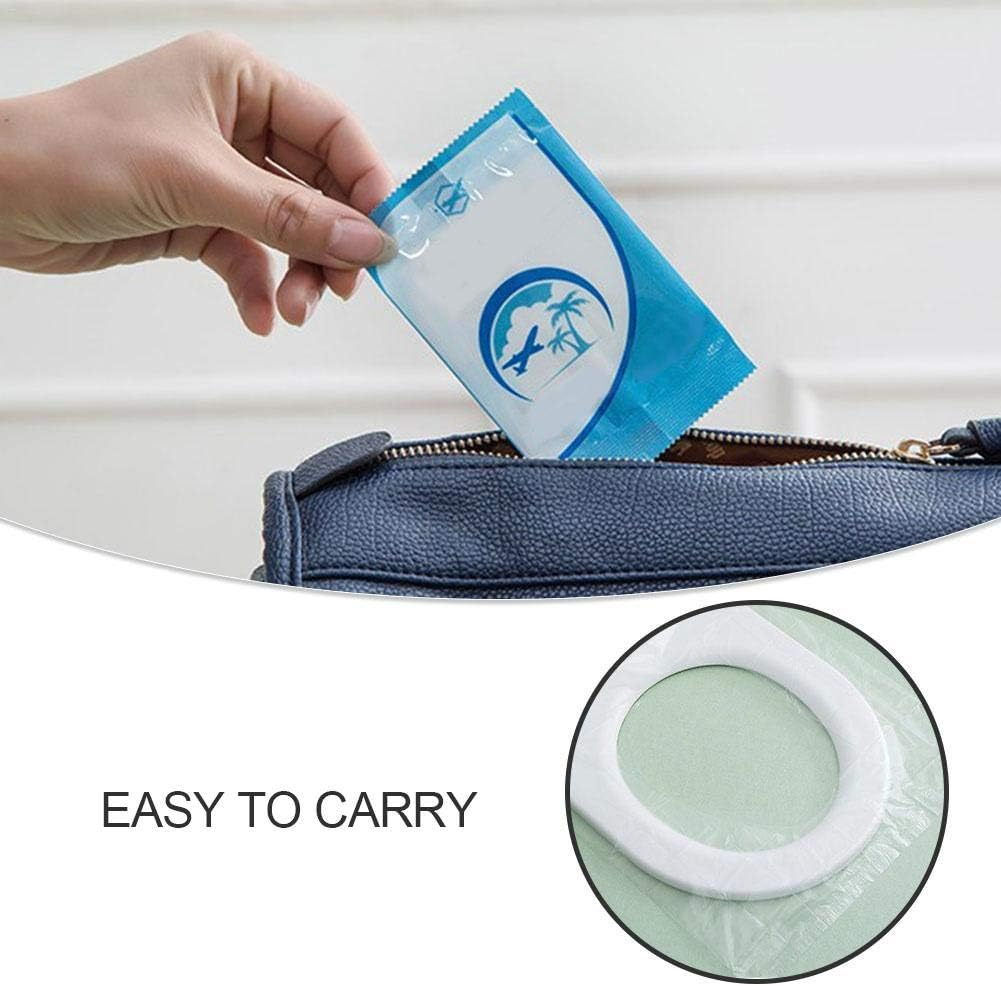 Smartopus 50 Pack Toilet Seat Covers,Disposable Waterproof, Ideal for Kids Potty Training and Adults,Individually Wrapped for Travel Home, Extra-Large image number 4