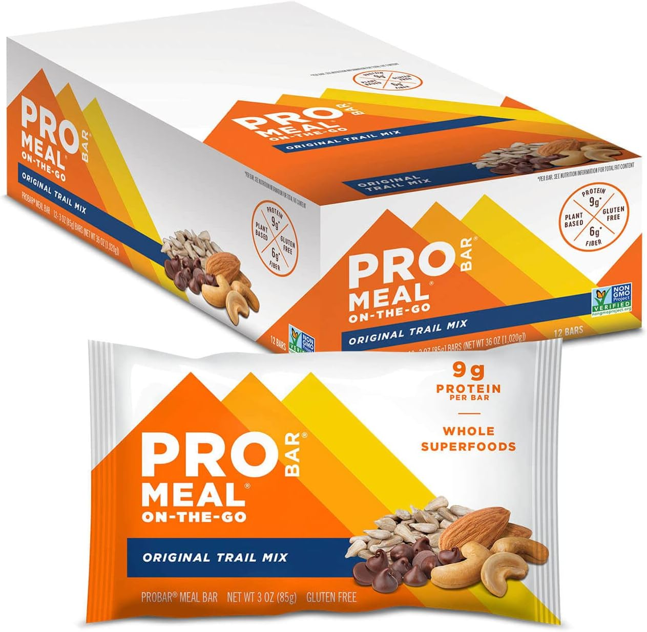 PROBAR - Meal Bar - Wholeberry Blast - 8G Protein, 5G Fiber, & Non-Gmo - Pack of 12 image number 3