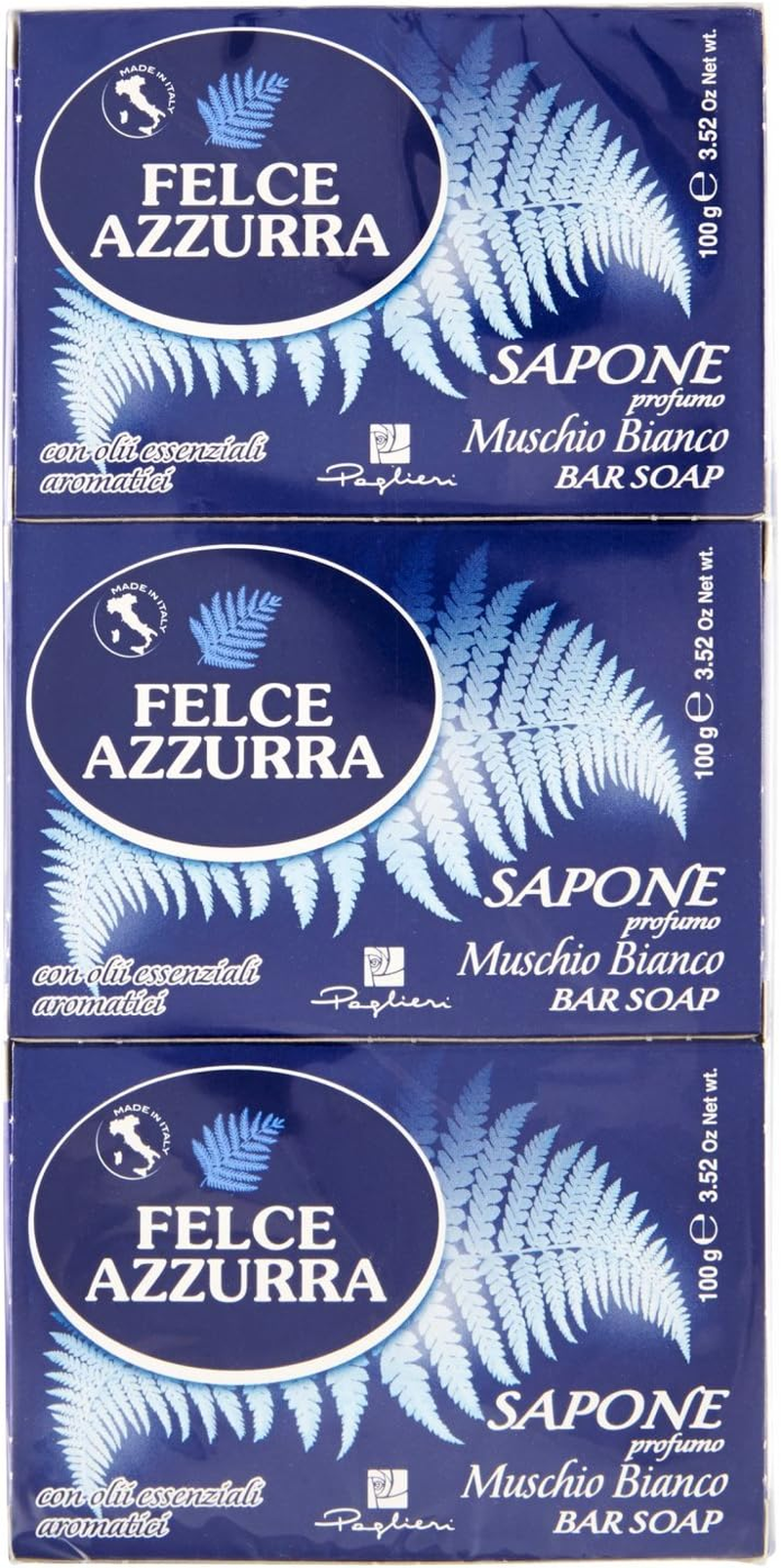 Blue Fern Moss Soap Gr.100, Pack of 3 image number 4