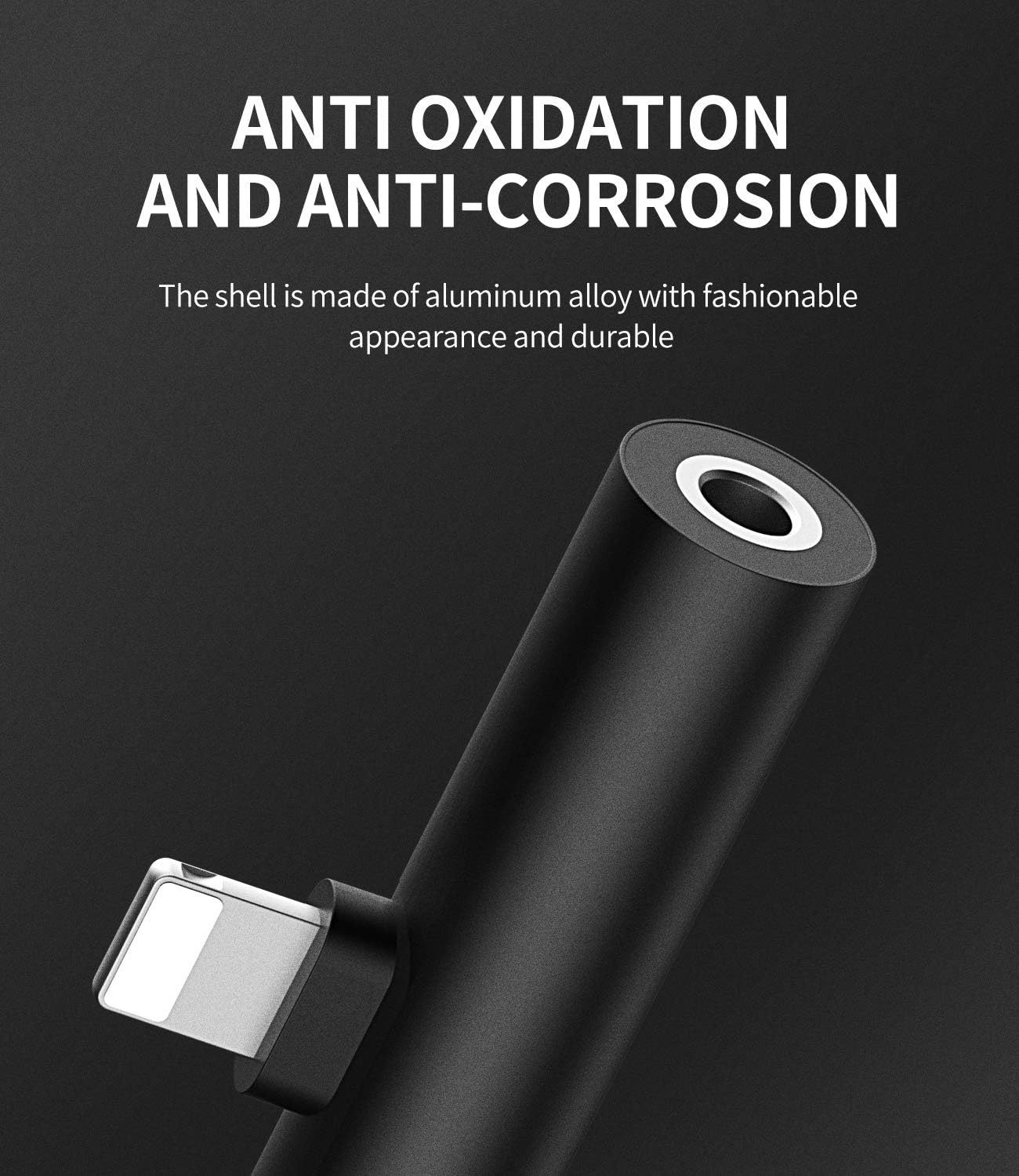 Iphone AUX Adapter for Headphone Dongle(2In1) Lightning to 3.5Mm Jack Cable Charger Splitter Audio Cord Apple MFI Certified for 14 13 12 11 Pro Max X Xs Se 7 8 plus Ipad Earphone Music Adaptador Para image number 2