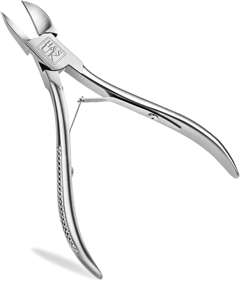 H&S Nail Toenail Clippers Nippers Scissors Cutters for Thick Ingrown Toe Nail Heavy Duty Stainless Steel image number 1
