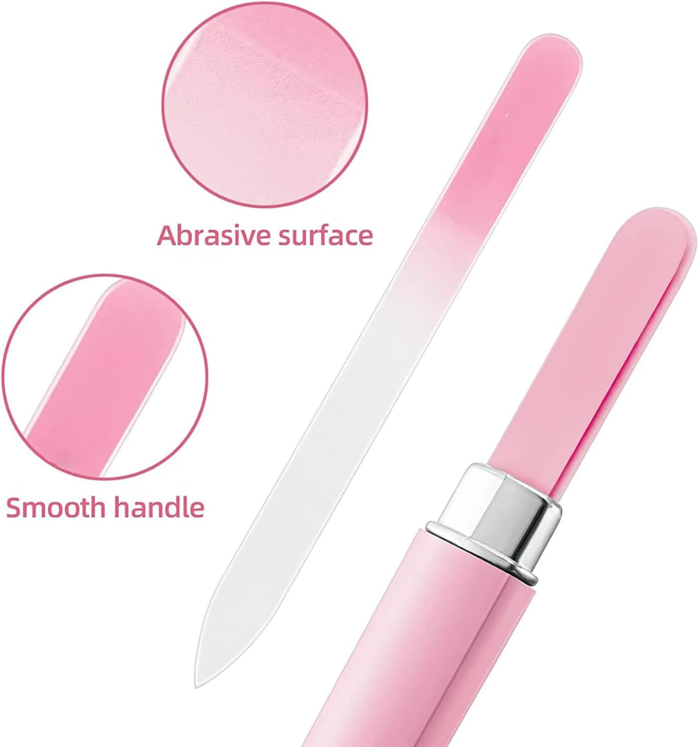 3Pack Nail Buffer, the Exquisite and Durable Glass Nail File, Nail Files，Suitable for Fashion Gifts，Female Adults Daily Necessities image number 5