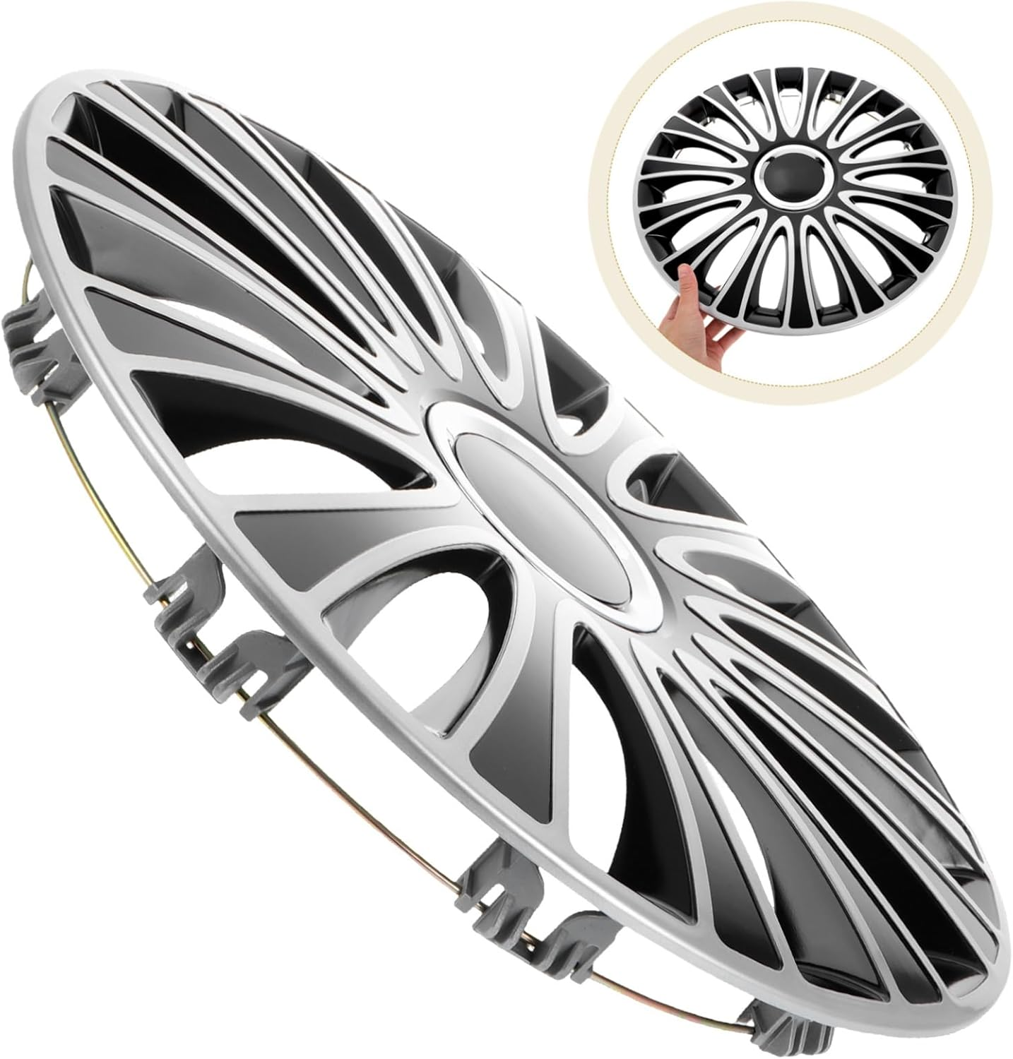 MOLUCKFU Automotive Wheel Cover Rim Protector for Vehicle Models Easy Installation Material Stylish against Dirt and Scratches