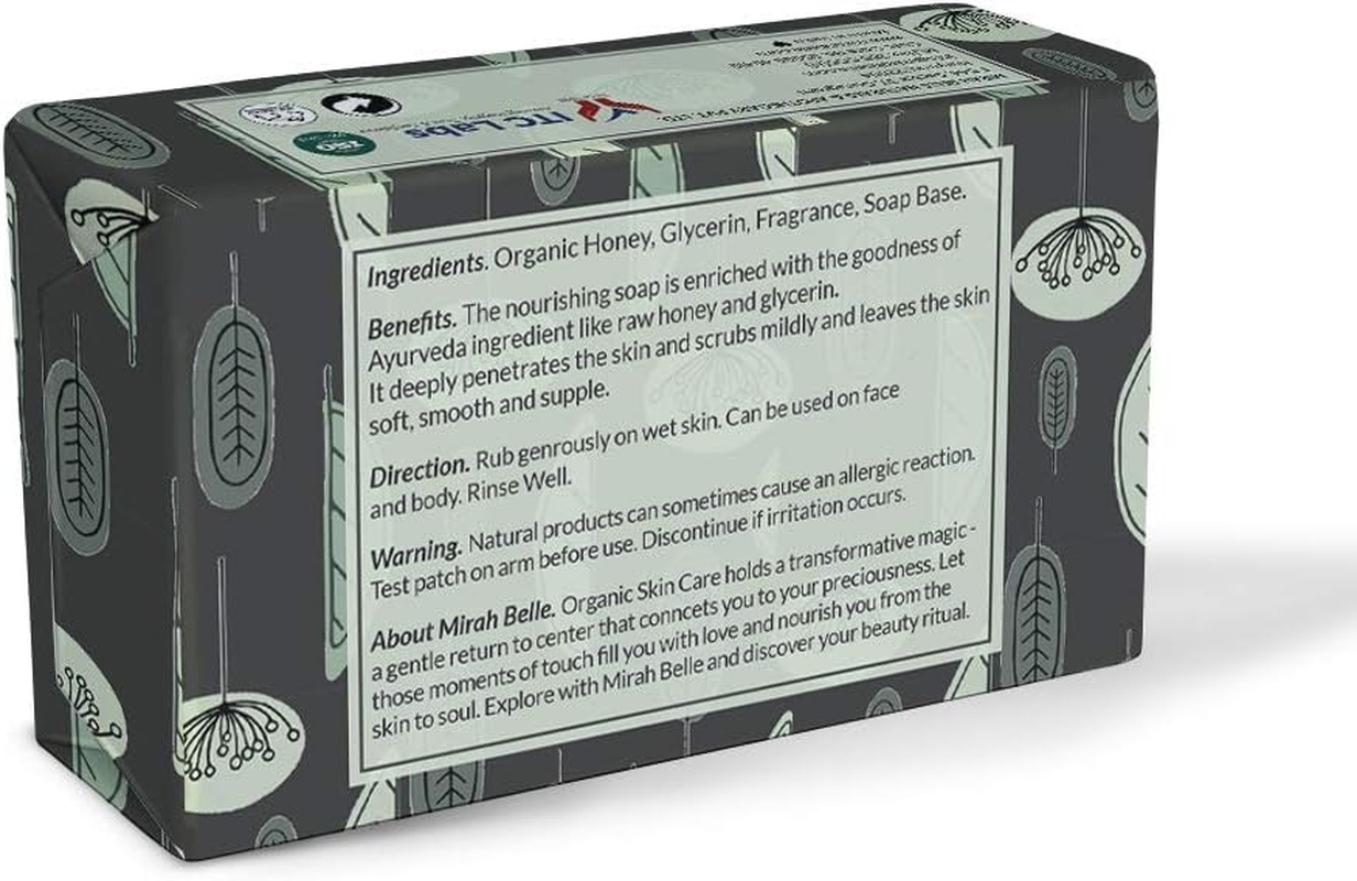 Mirah Belle - Black African Soap Bar (Pack of 3-125 GM) - Organic, Vegan and Natural - Best for Acne - 375 Gm image number 2