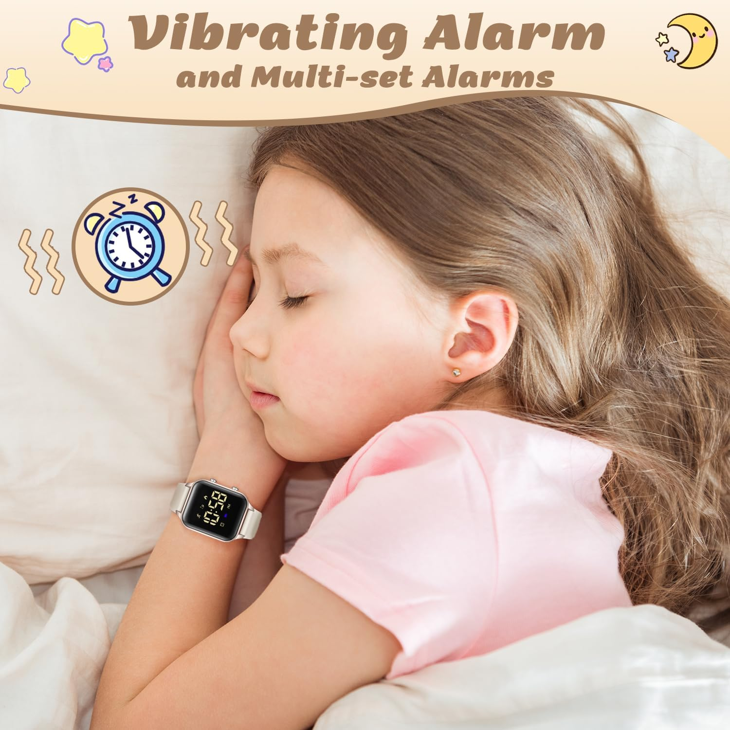 Waterproof Kids Digital Watches for Boys Girls,Sport Watch with Pedometer Stopwatch Vibration Alarm for Ages 5-13,No App Fitness Tracker Watch for Kids Teens Birthday image number 3