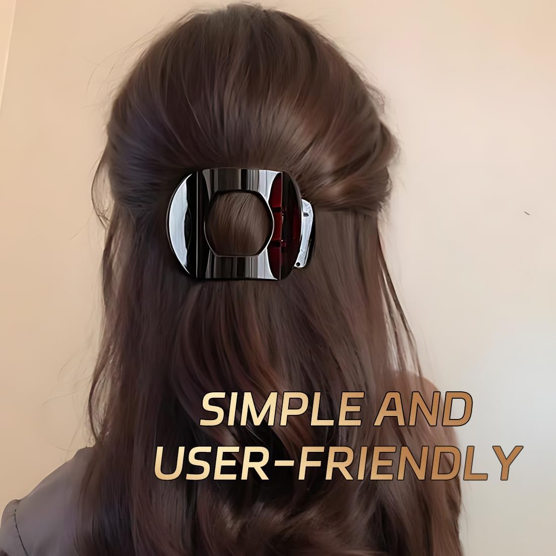 GGUFAY 6 X Women'S Hair Clips, Large French Hair Clips, Non-Slip Hair Clips, Elegant for Women and Girls