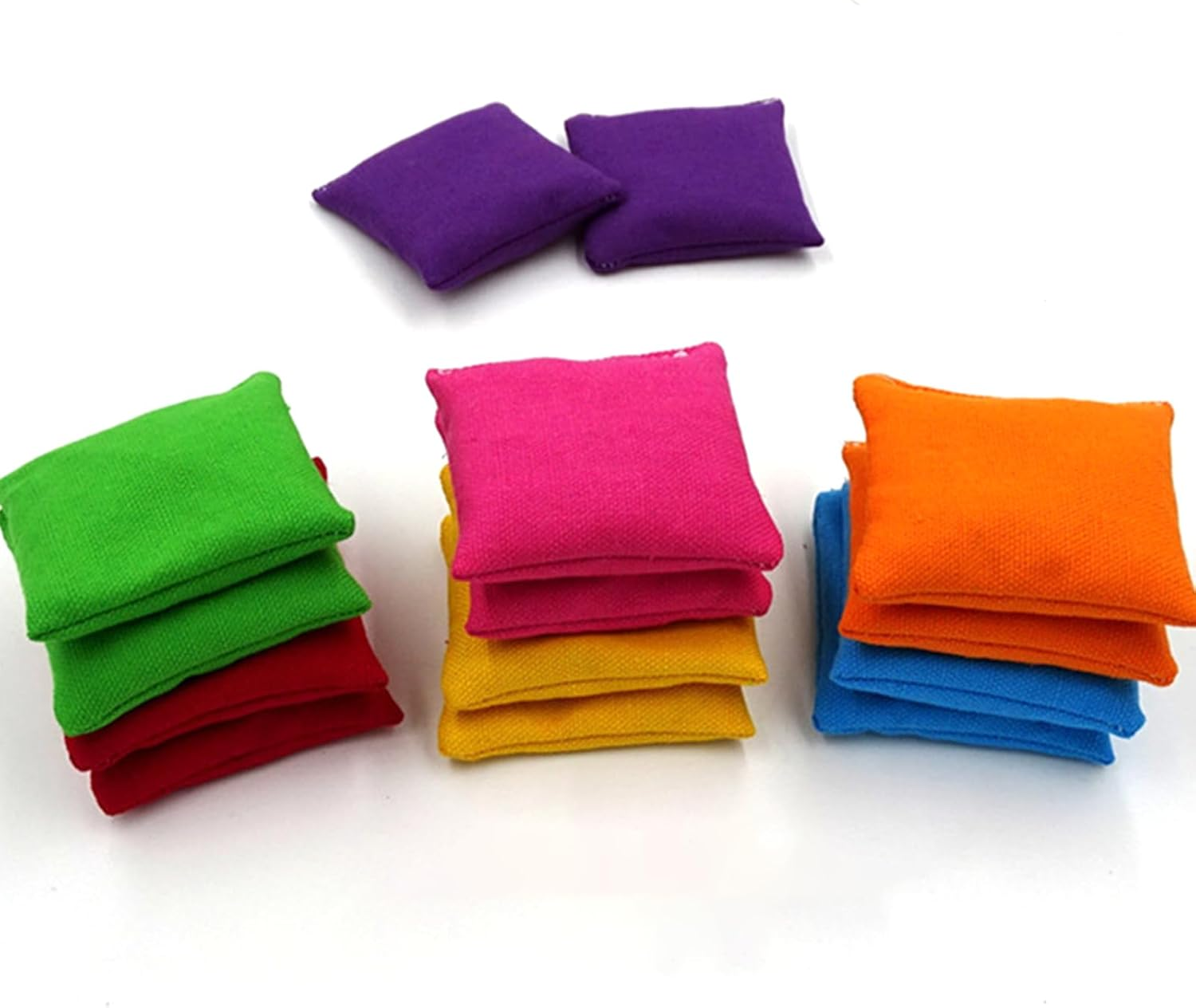 20 Pack 2Inch/5Cm Nylon Bean Bags Children Family Adults Outdoor Yard Games Bean Bag Toss Carnival Toy Bean Bag Toss Game image number 1