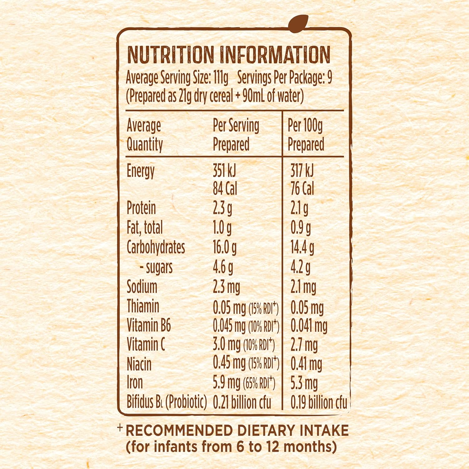 Nestl&eacute; CERELAC Infant Cereal Multigrain with Banana & Apple Baby Cereal from 6 Months &ndash; 200G (Pack of 6) image number 3