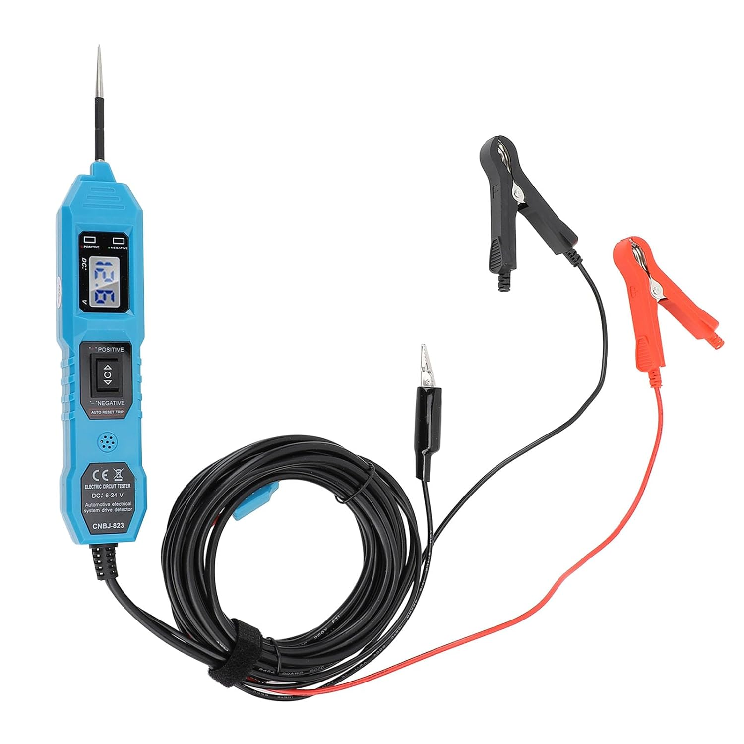 Power Circuit Probe Tester Automotive Circuit Tester Multifunction Diagnostic Tool with Front Light for Car Truck Electrical System Testing image number 2