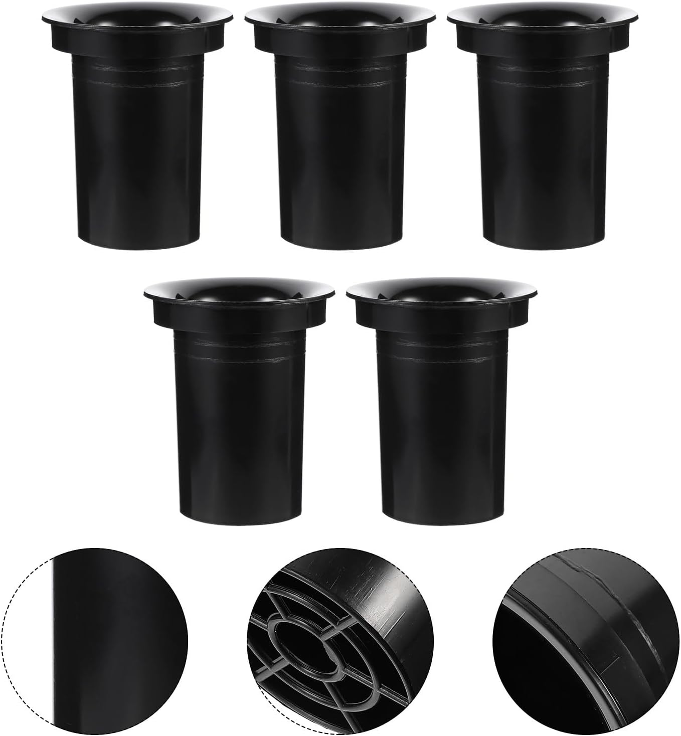 SHOWERORO 5 Pcs Plastic Replacement Subwoofer Port Tubes 82X110Mm Bass Reflex Speaker Accessory for Home Audio Subwoofer Speaker Parts image number 6
