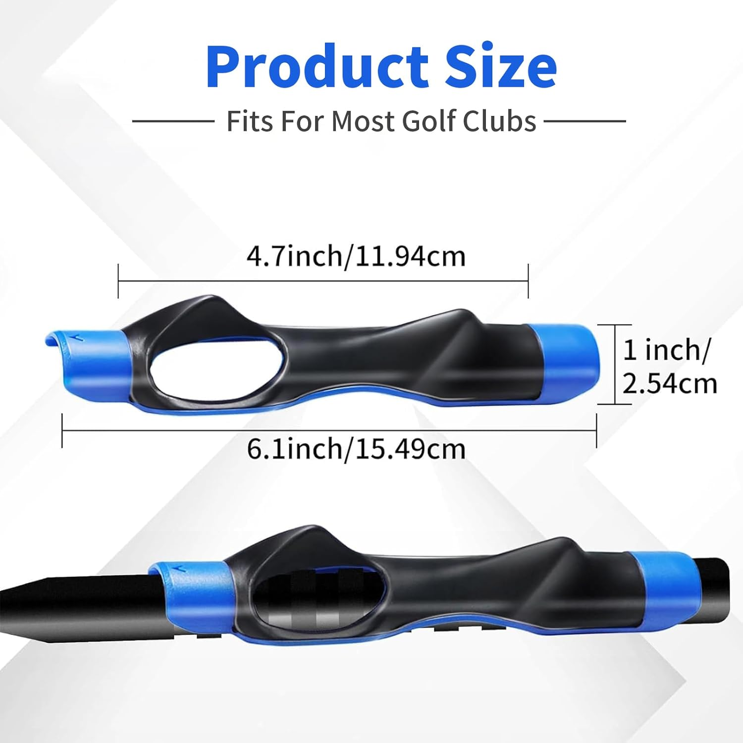 Rhoyee Golf Grip Trainer &ndash; Golf Training Aid for Correct Hand Position, Swing Improvement, and Grip Practice &ndash; Golf Club Grip Attachment for Beginners and Golf Enthusiasts