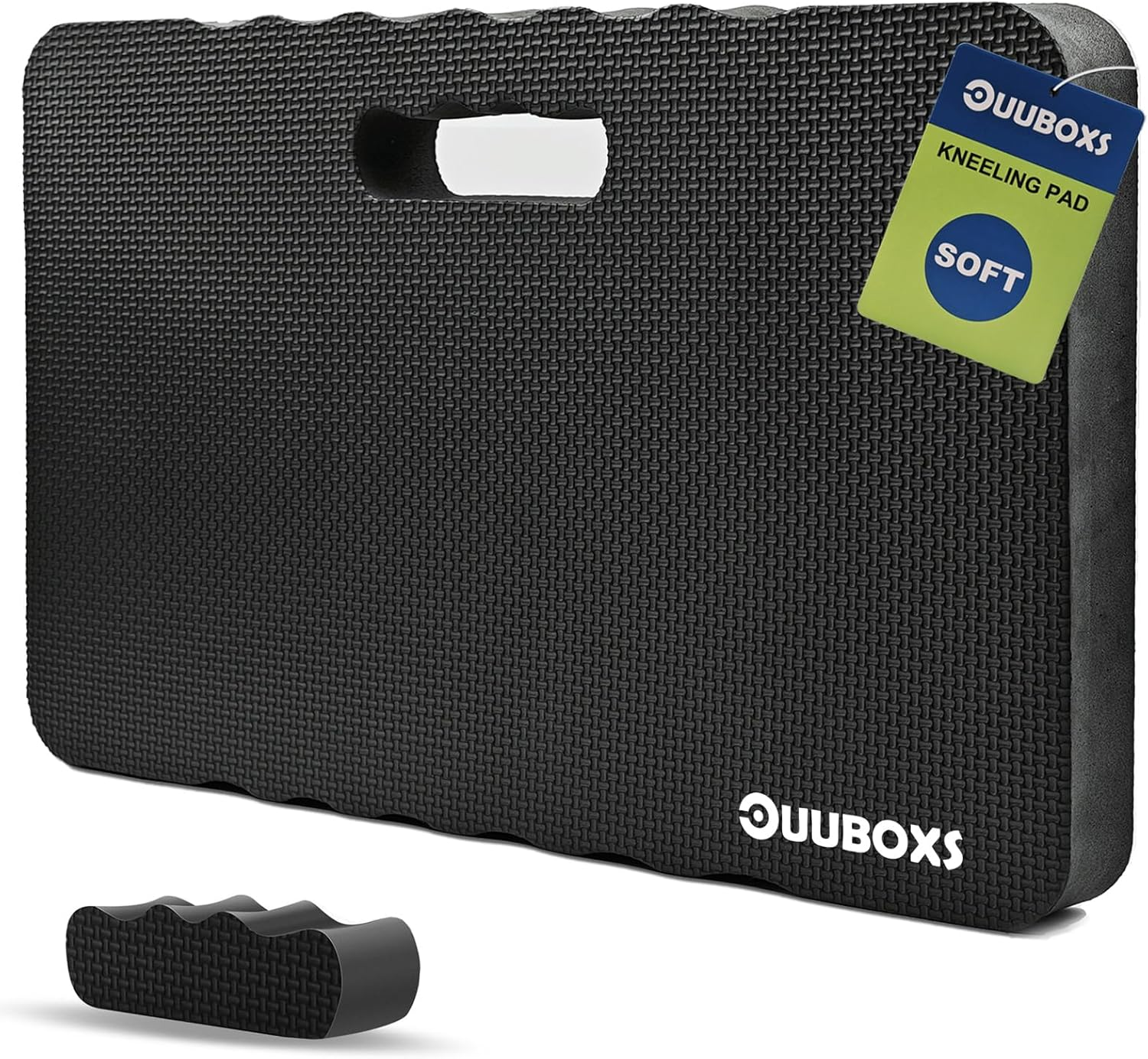 UUBOXS Premium Thick Kneeling Pad, Extra Soft Foam Garden Kneeling Mat, Comfort Kneeler Cushion for Gardening, Yard Work, Exercise, Baby Bath, 17.5 X 11 X 1.5 Inch, Black image number 4