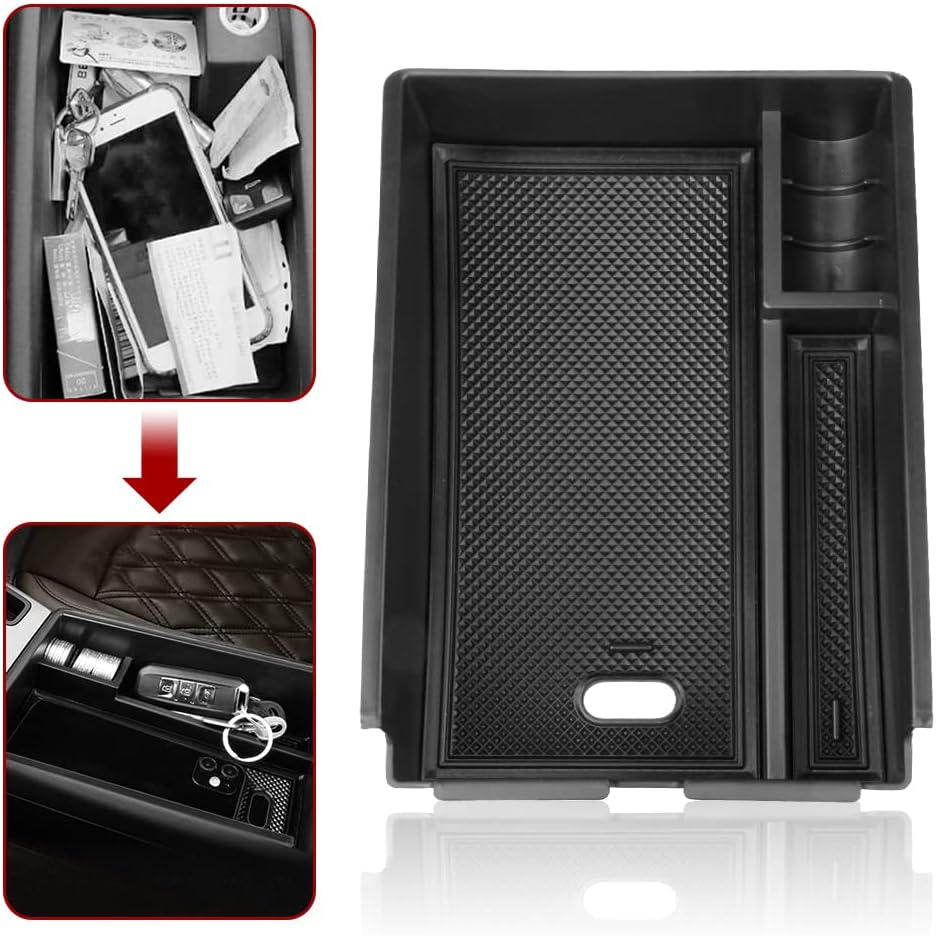 Center Console Organizer Tray Accessories Compatible with Kia Sportage NQ5 2023 2024 Armrest Storage Box Insert Pallet