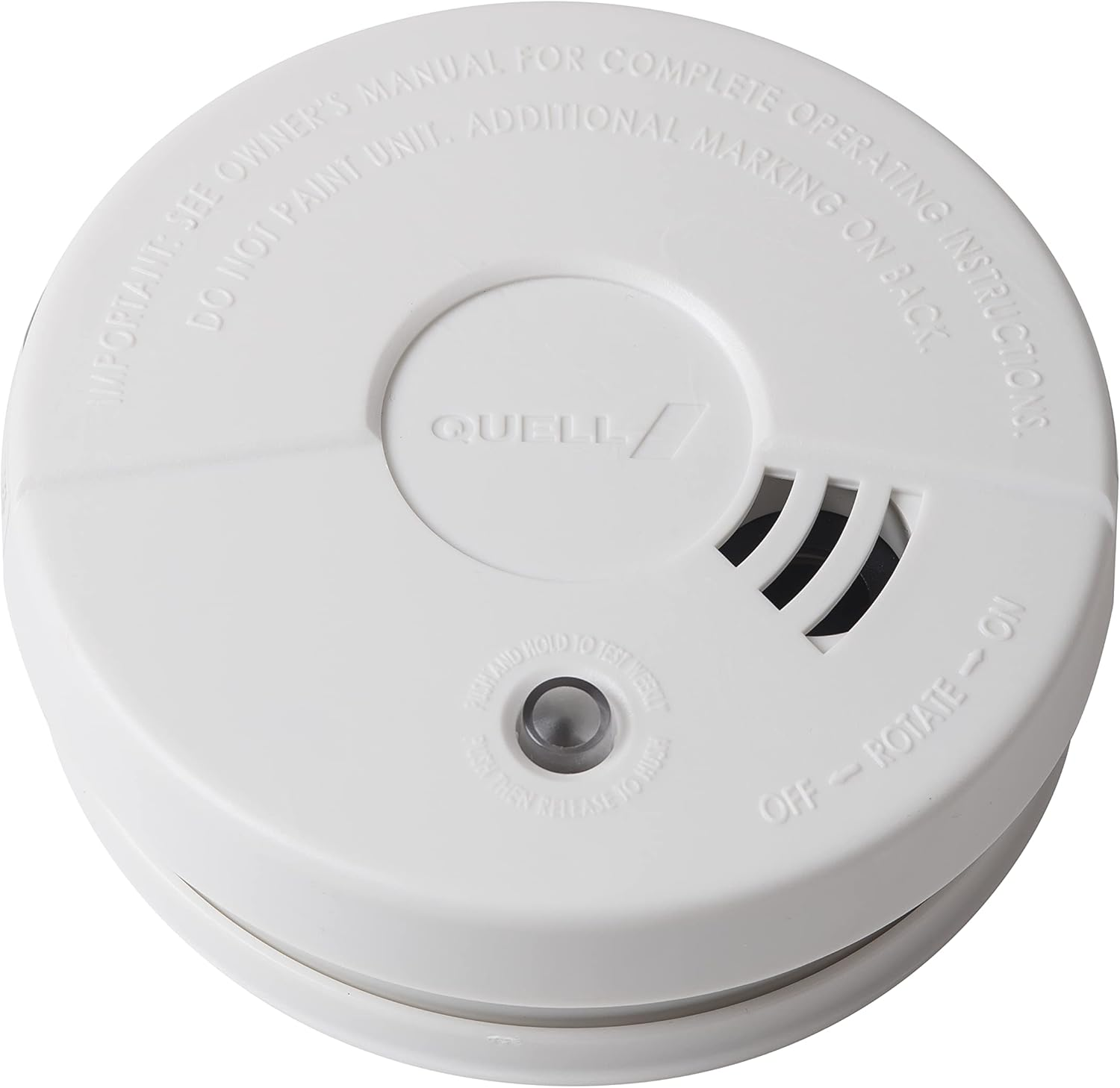 Quell Photoelectric Q301 Hush/Test Smoke Alarm, White