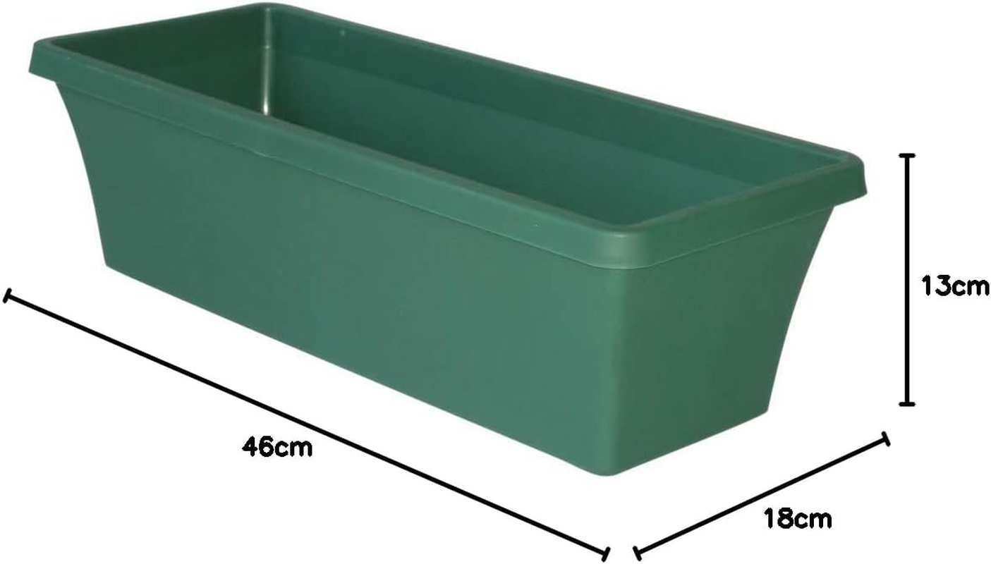 Homeleisure Lifestyle Planter Box, Green, 450 Mm Length image number 1