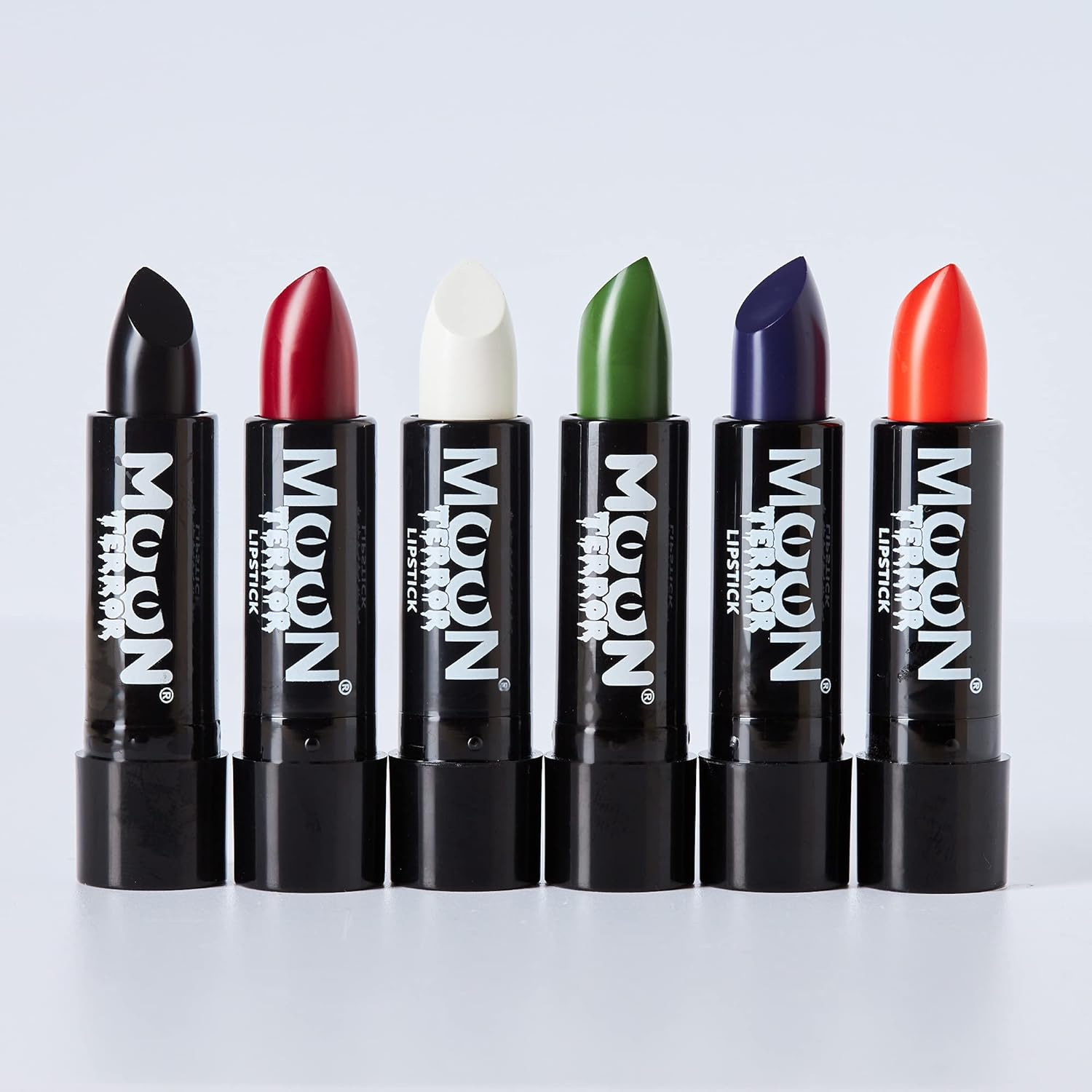 Halloween Lipstick Makeup - 5G - Easily Create Spooky Designs like a Pro! Perfect for Vampire, Ghost, Skeleton, Witch, Pumpkin, Monster Etc - Midnight Black - Poison Purple image number 2