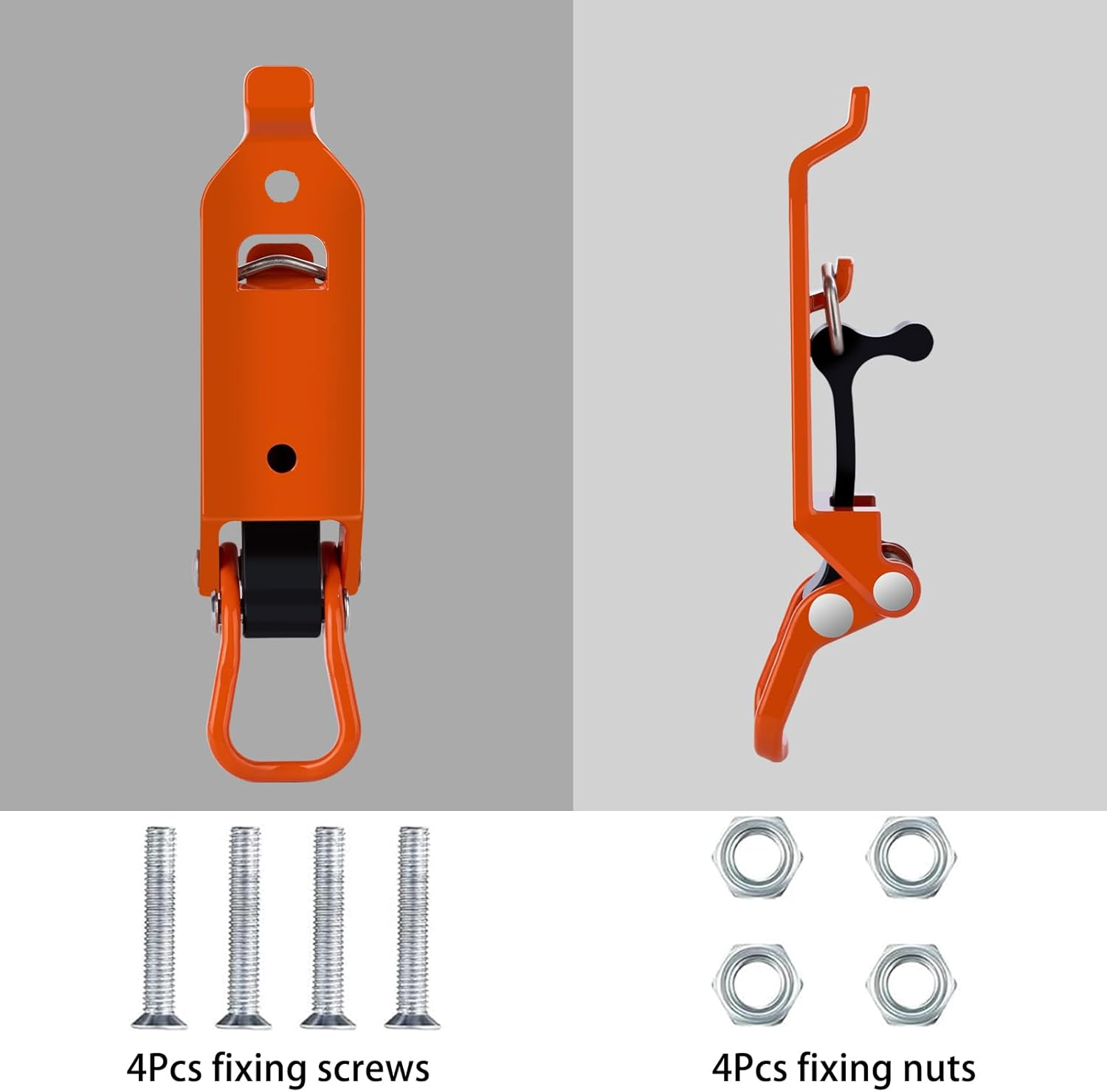 Drimzate Shovel Holder for Truck,2 Pcs Shovel Mount for Roof Truck,Metal Rubber Clamps for Roof Rack, Truck, Boats and Family Workshop Tools image number 1