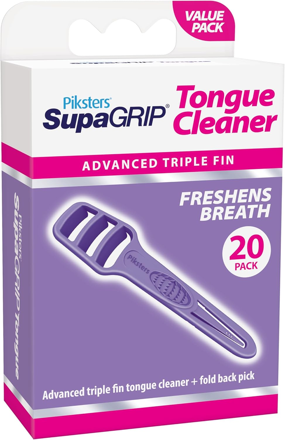 Piksters Supagrip Tongue Cleaner (Pack of 20) image number 1