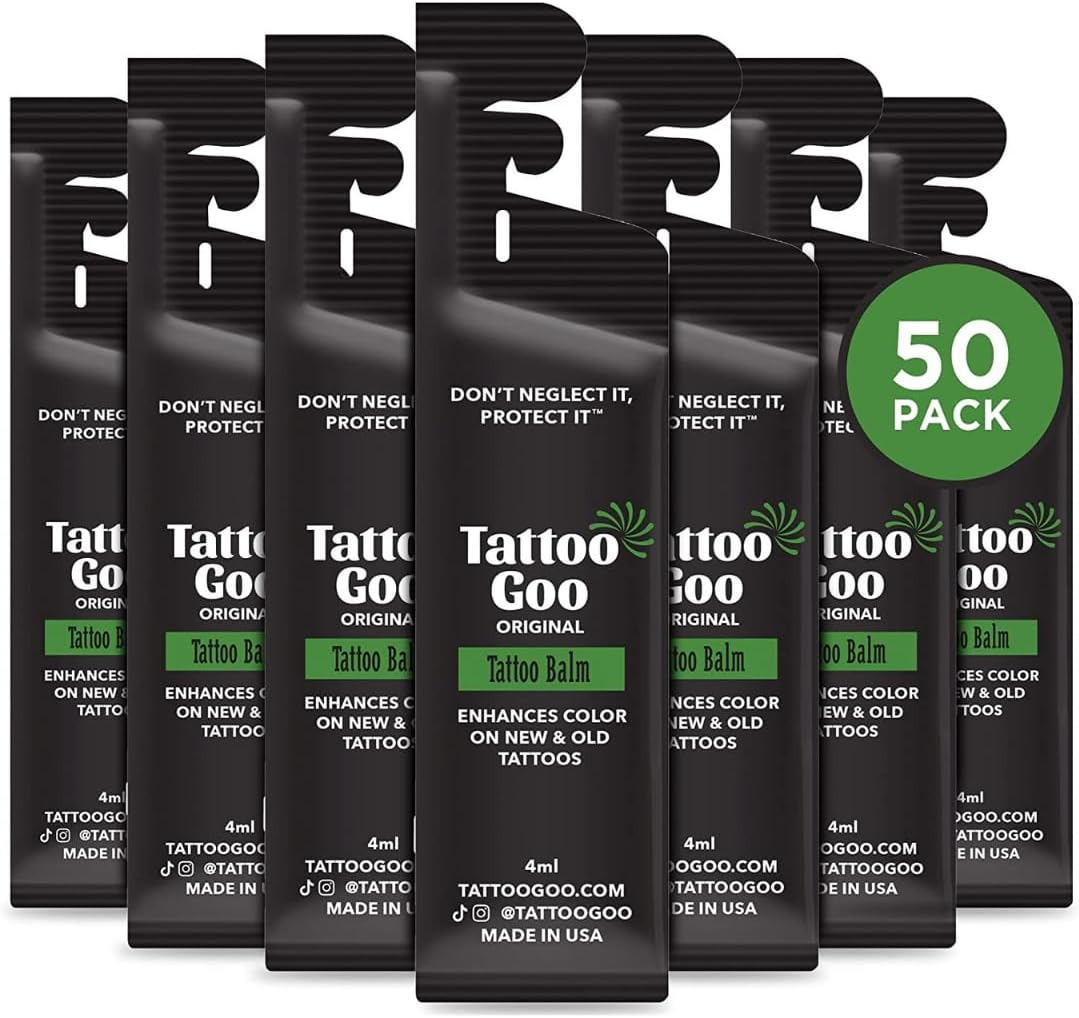 Tattoo Goo Tattoo Aftercare Ointment - 50 Pillow PACKS