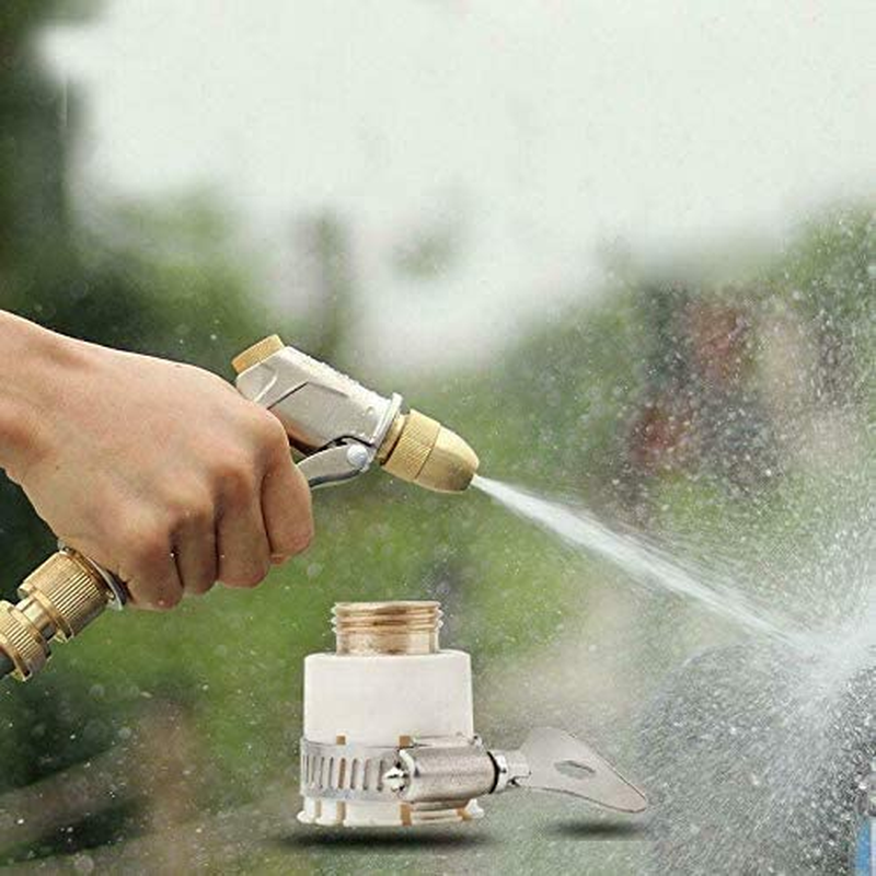 DERASL Garden Hose Gun,Spray Gun Garden Hose Nozzle 100% Metal with Adjustable Water Flow for Car Wash,Showering Pets and Watering Plant Pressure Washer Accessories image number 6