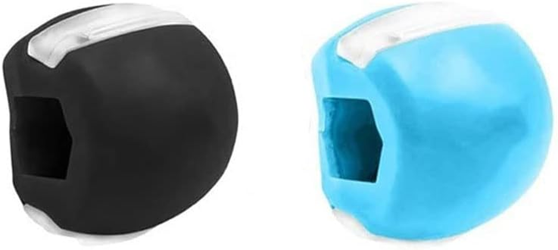 HNHN Jaw Exerciser Double Chin Reducer Jawline for Women and Men, Define Your Jawline, Slim Tone Face,Face Shaper Remover to Look Younger Healthier,Facial (Black)